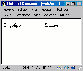 tablas con dreamweaver para maquetar páginas web