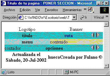 insertar símbolos en una página web
