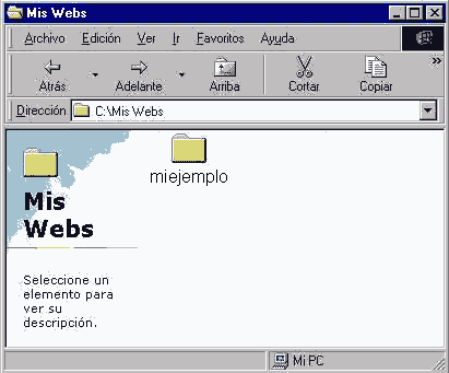 Carpeta Mis Webs